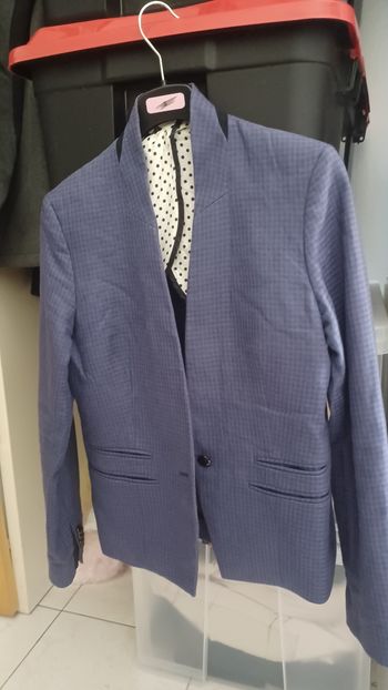 Veste de costume ou blazers homme 42 de marque oaul Smith bleu à carreau très bon état