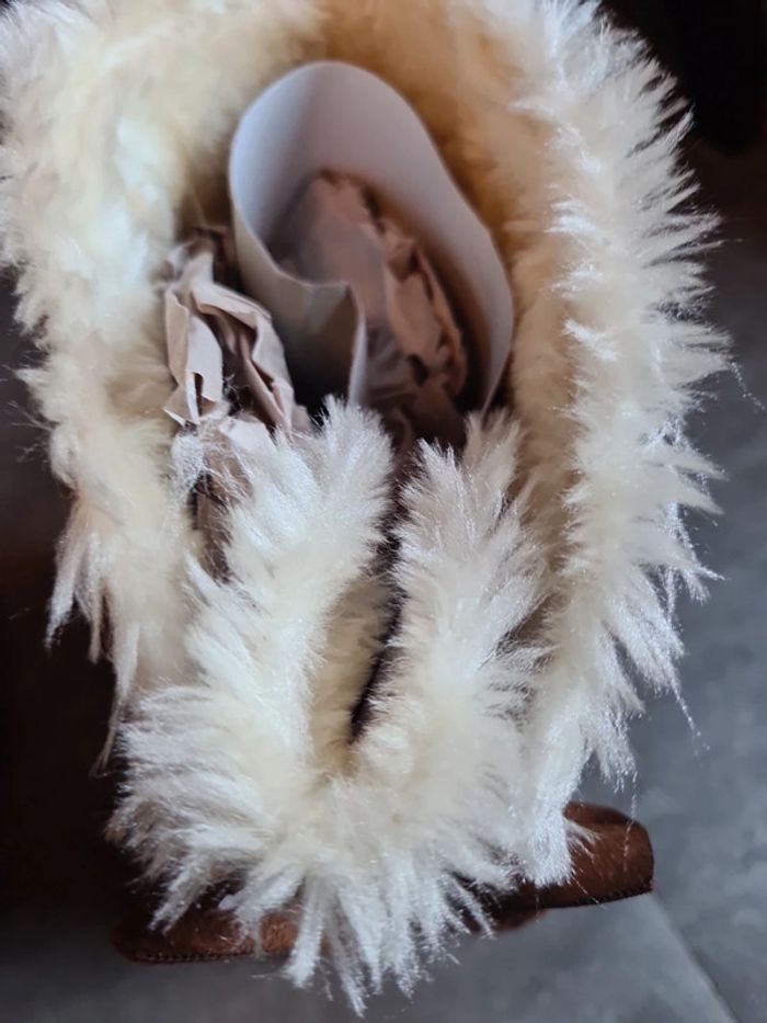 Bottines suédine marron - photo numéro 5