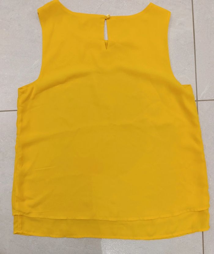 Blouse jaune femme t.L - photo numéro 2
