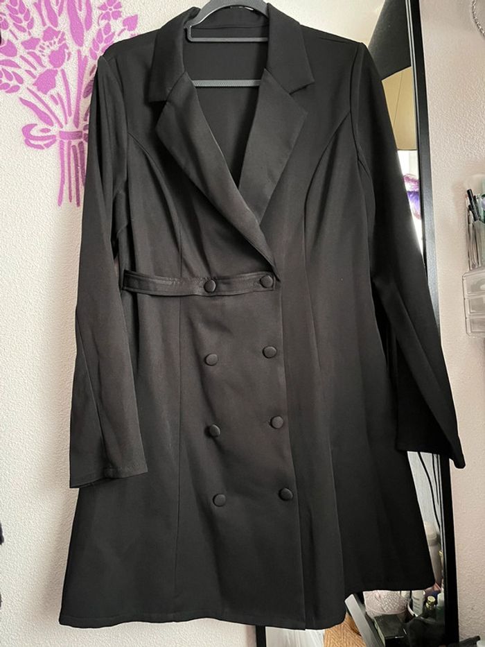 Robe blazer noir Shein - photo numéro 4