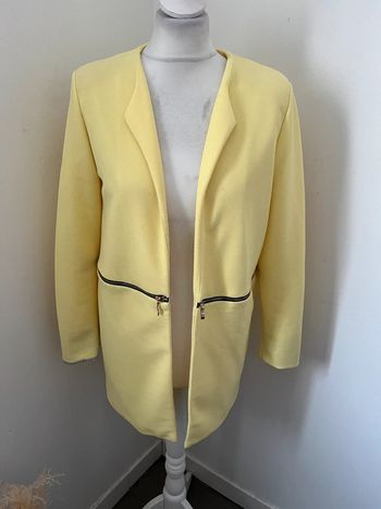 Blazer long jaune Made in Italy S