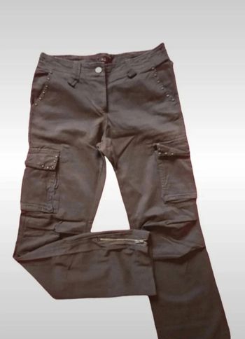 Pantalon buggy cargo marron taille 40 Nais
