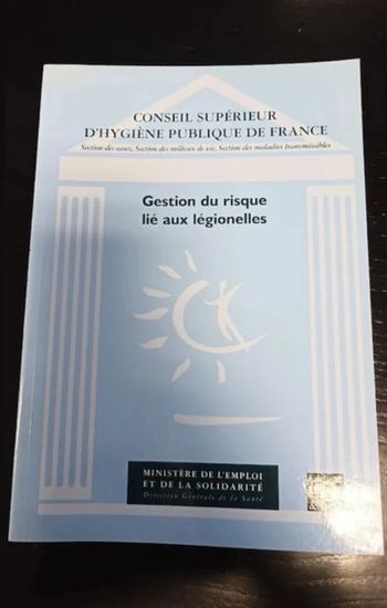 livre gestion du risque lié aux légionelles Très bon état