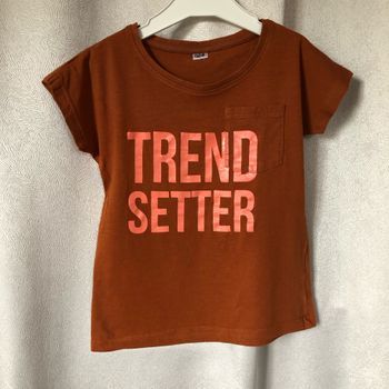 T-shirt brique imprimé corail 10 ans zeeman