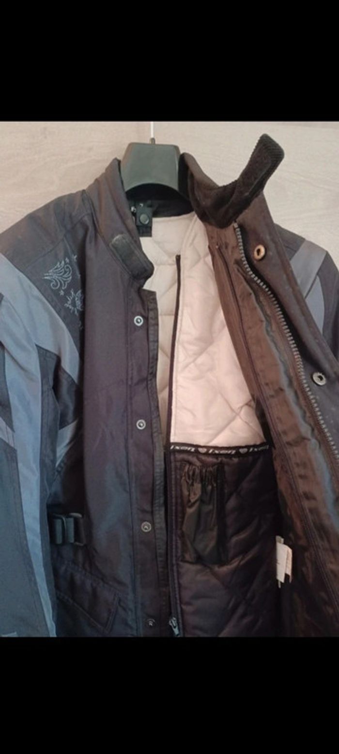 Superbe blouson de moto femme taille 38/40 ixon état impeccable - photo numéro 5