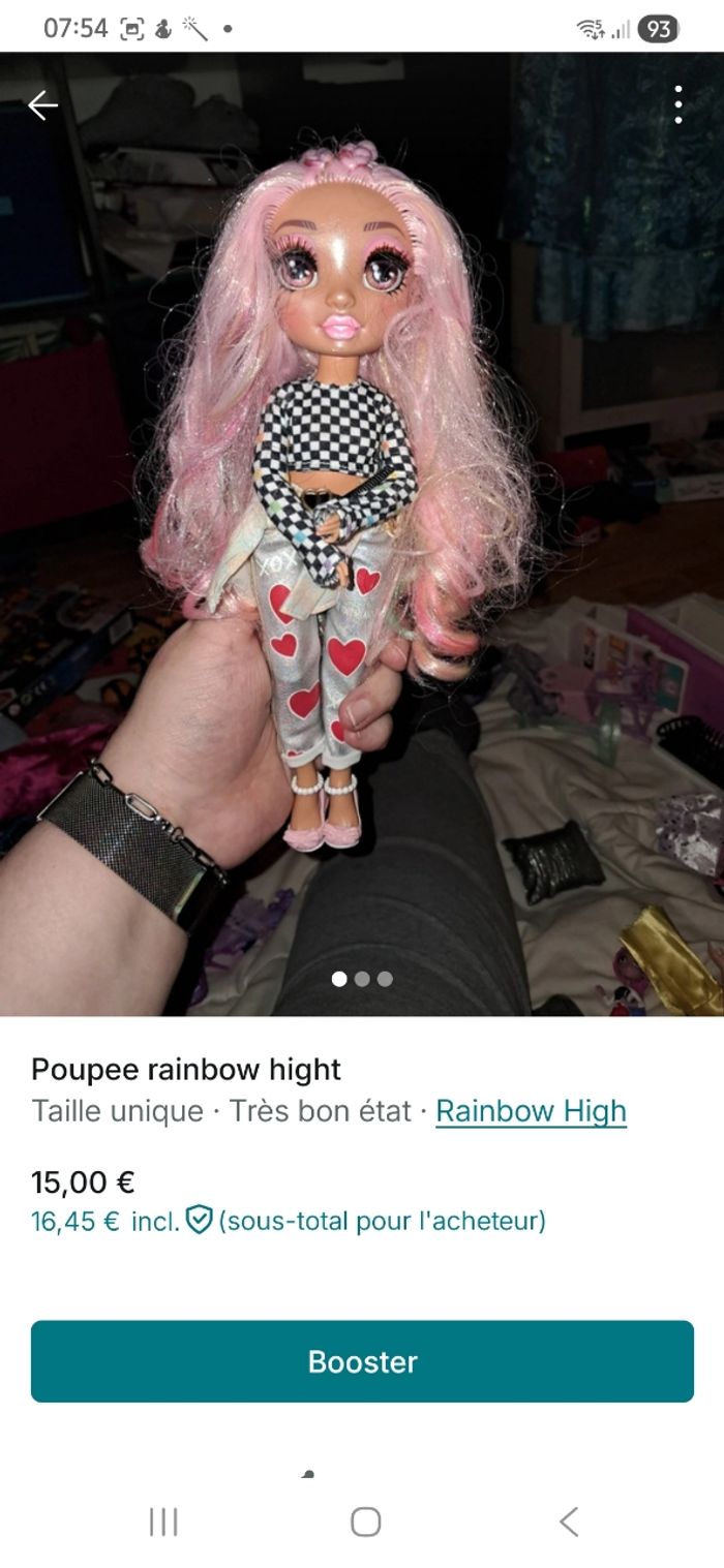 Poupée rainbow hight