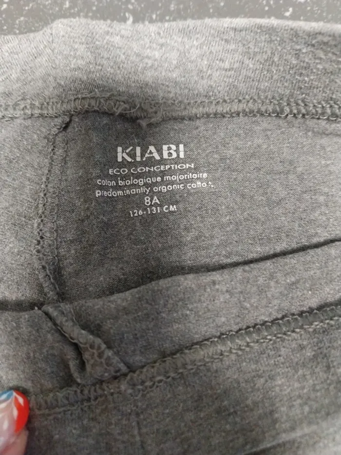 Legging 8 ans kiabi gris - photo numéro 2