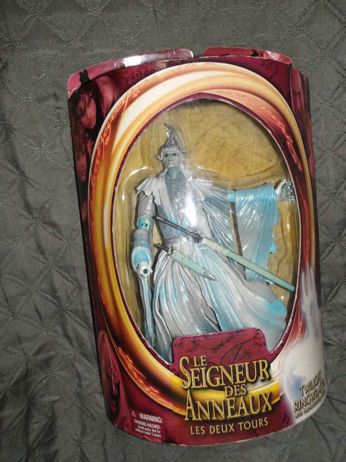 Seigneur des Anneaux / Twifigurine light Ringwraith figurine Toybiz de 2002 en blister, jamais sorti - photo numéro 3