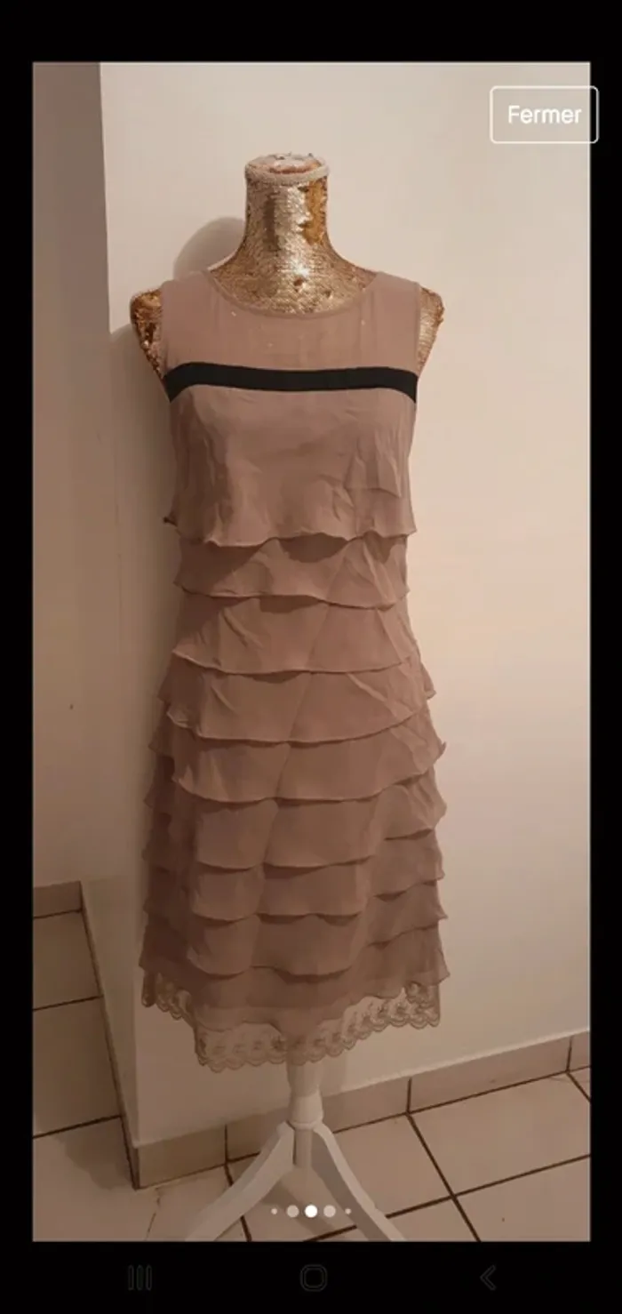 Robe 36 taupe - photo numéro 2