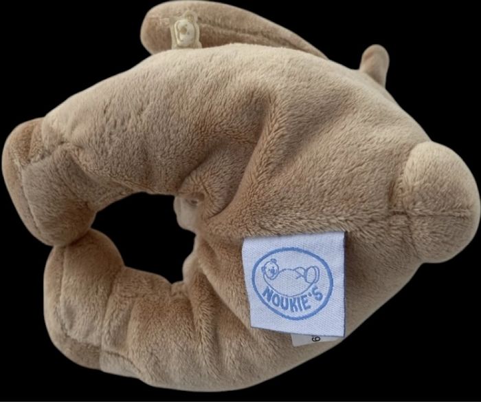 ❤️  Doudou peluche ours marron beige Nouky NOUKIE’S NOUKIES - photo numéro 4