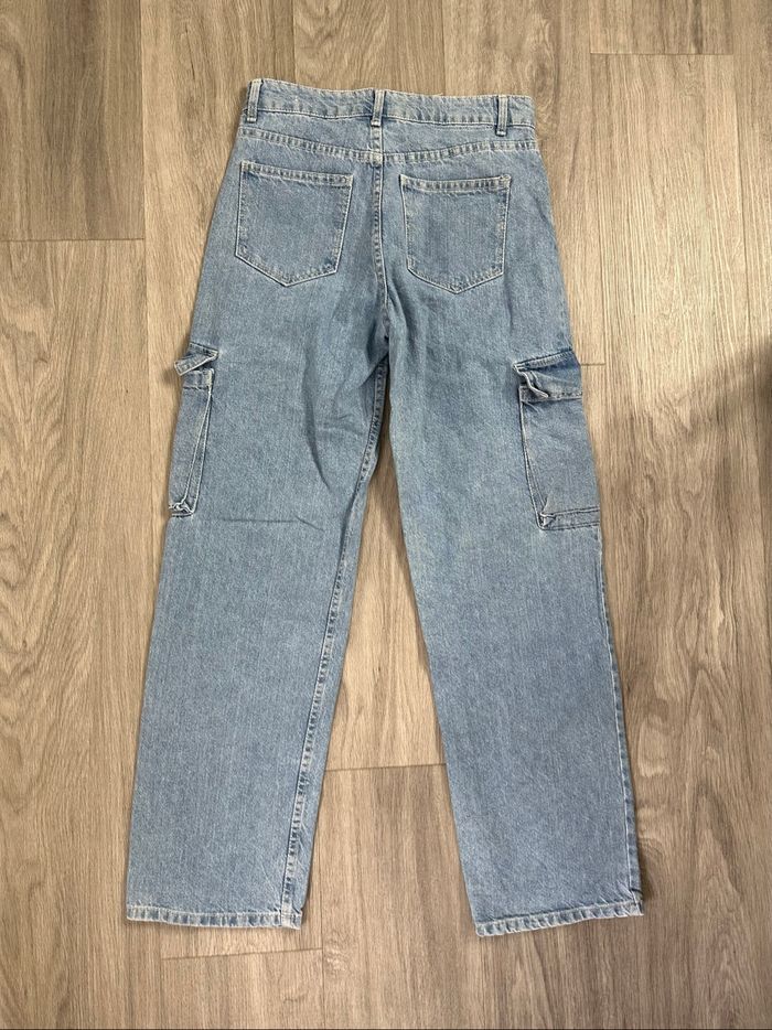 Jean denim regular cargo Bershka T38 M - photo numéro 4