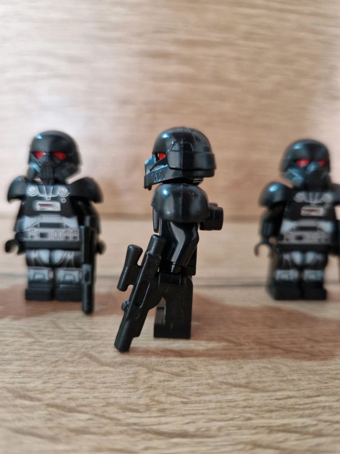 Figurines type lego 4 Dark troopers stormtroopers star wars - photo numéro 3