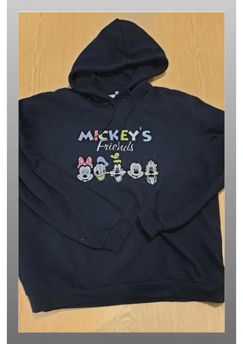Sweat à capuche femme Disney Kiabi Mickey's friends M noir