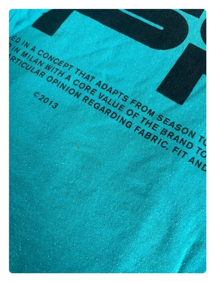 T-shirt Off White taille S/M vert menthe - photo numéro 10