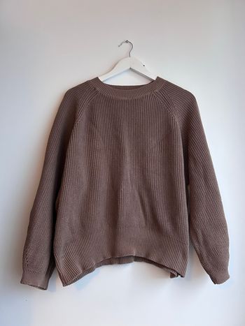 Gros pull femme marron/beige c&a taille XL