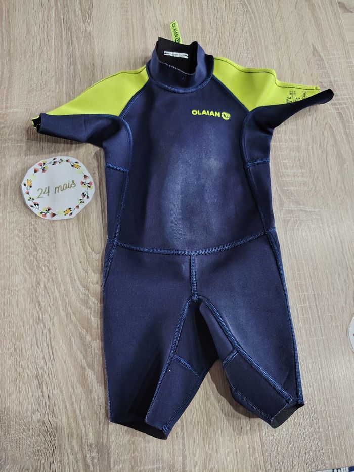 Combinaison courte de surf pour enfant 2ans olaian