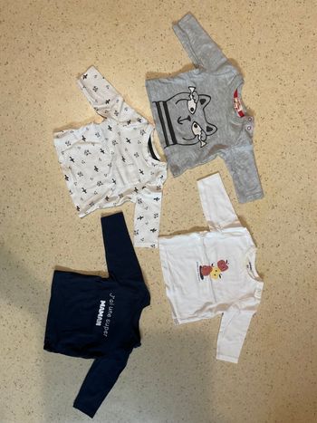 Lot 4 Tee-shirts manches longues