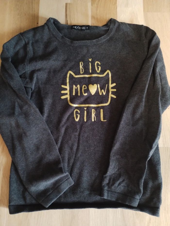 Pull demi-saison in extenso taille 8 ans en très bon état