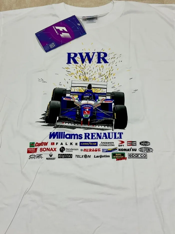 T-shirt Rothmans Renault Williams - photo numéro 5