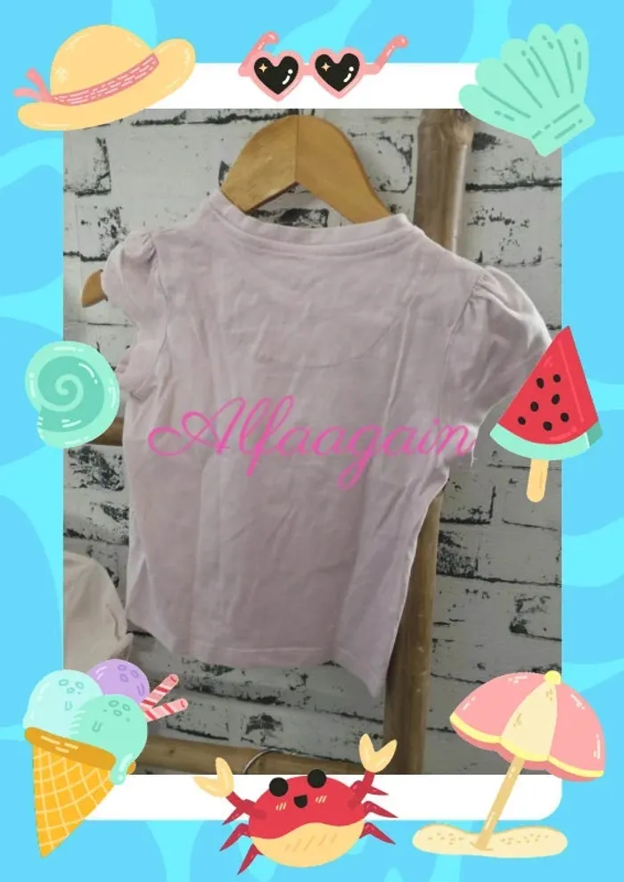 Lot salopette robe jean t-shirts 2ans - photo numéro 15