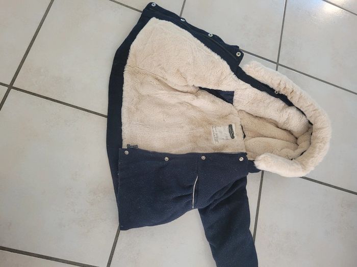 Manteau à capuche neuf Tape à l œil doublé polaire taille 12mois - photo numéro 6