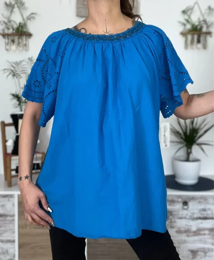 SOLDE Blouse ample taille unique grande taille - Italy moda - neuf - photo numéro 3