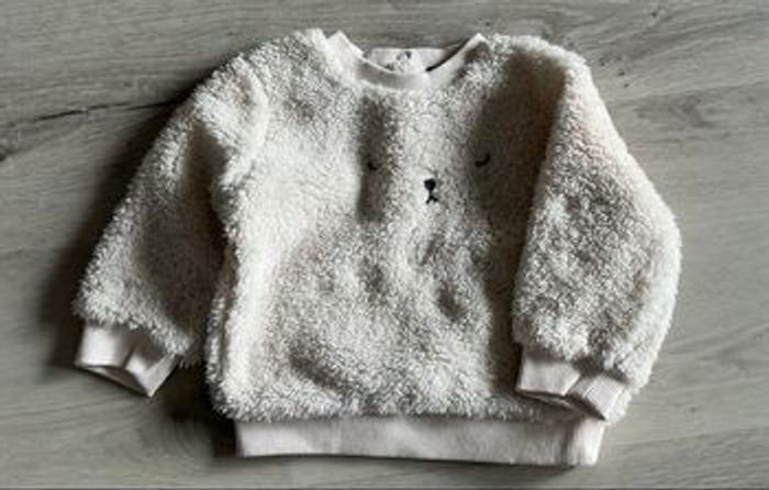 Pull moumoute Kiabi bébé.