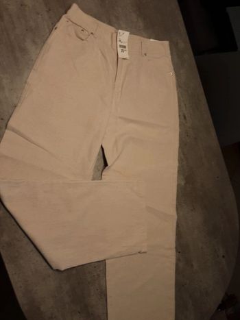 Pantalon lin et coton neuf