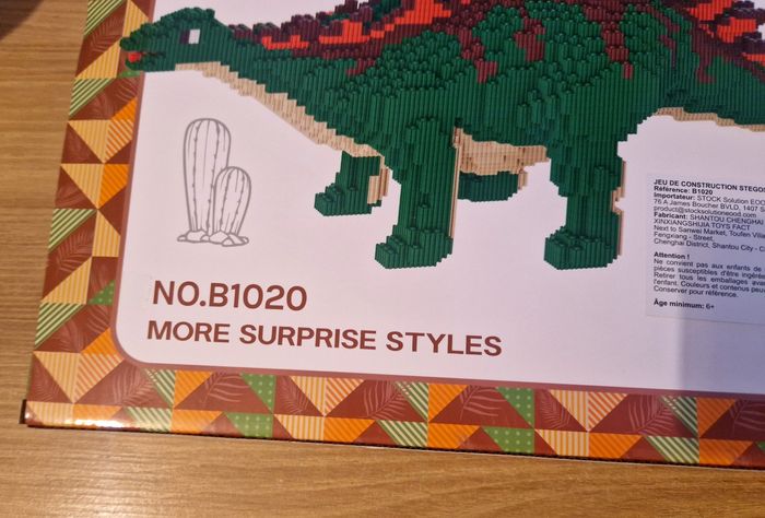 Brique de construction / bricks model , style lego , dinosaure , 4875 pieces - photo numéro 3