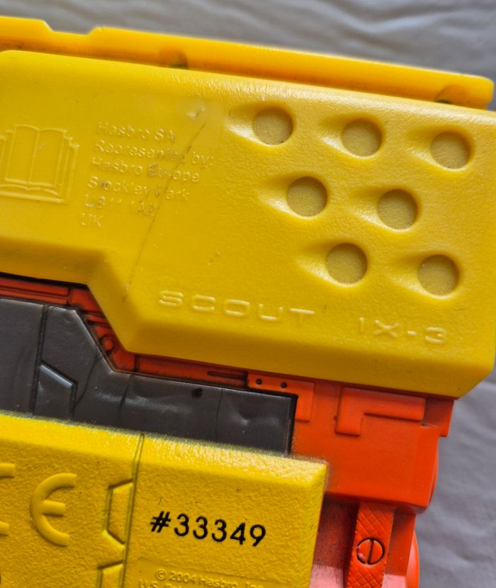 Pistolet nerf n strike scout 1x -3 jaune - photo numéro 3