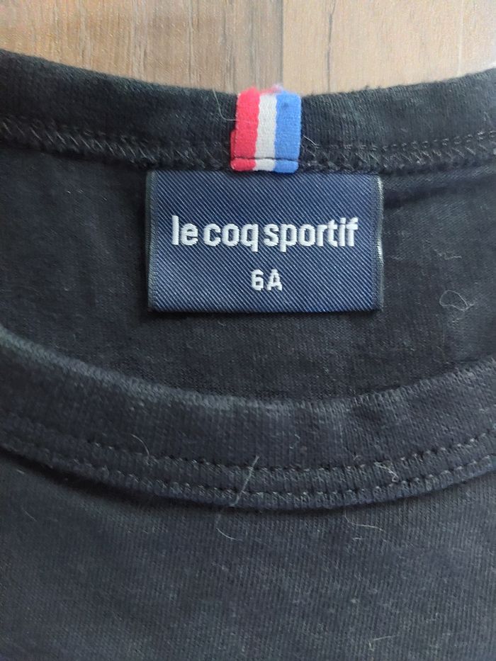 T shirt coq sportif taille 6 ans - photo numéro 3