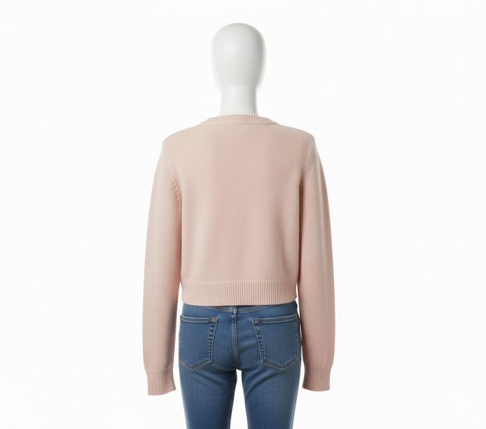 Pull Rose "FABULEUSE" H&M Divided - Maille Fine & Cropped - photo numéro 2
