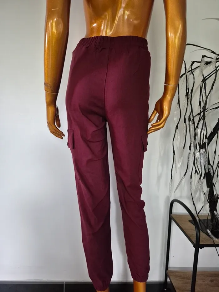 Pantalon Bordeaux Femme Taille L/XL - photo numéro 2