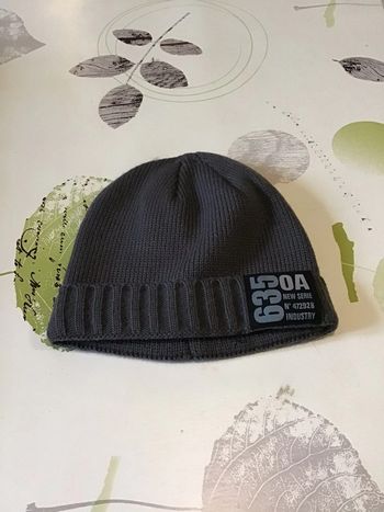 Bonnet gris taille 52 marque Herlaine