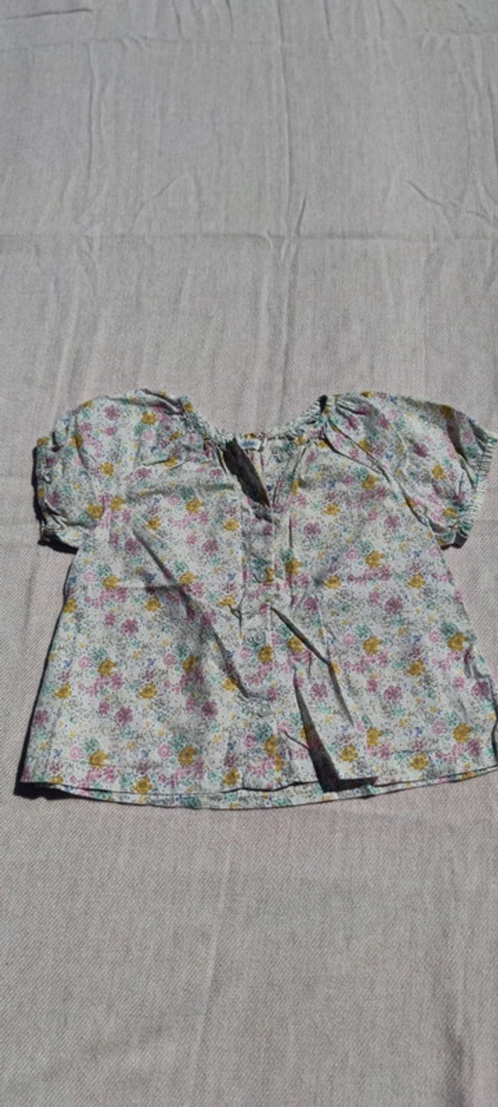 Blouse fleurie 18 mois