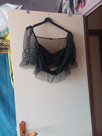 Crop top dentelle shein 44