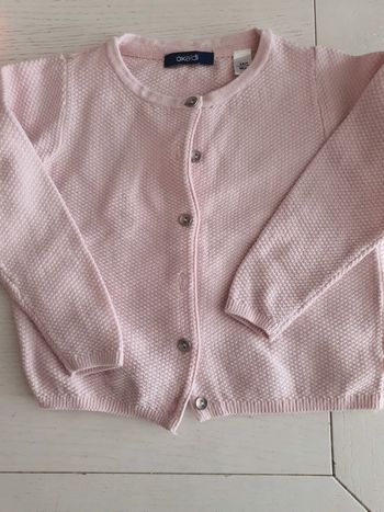 Gilet leger rose obaibi 3 ans