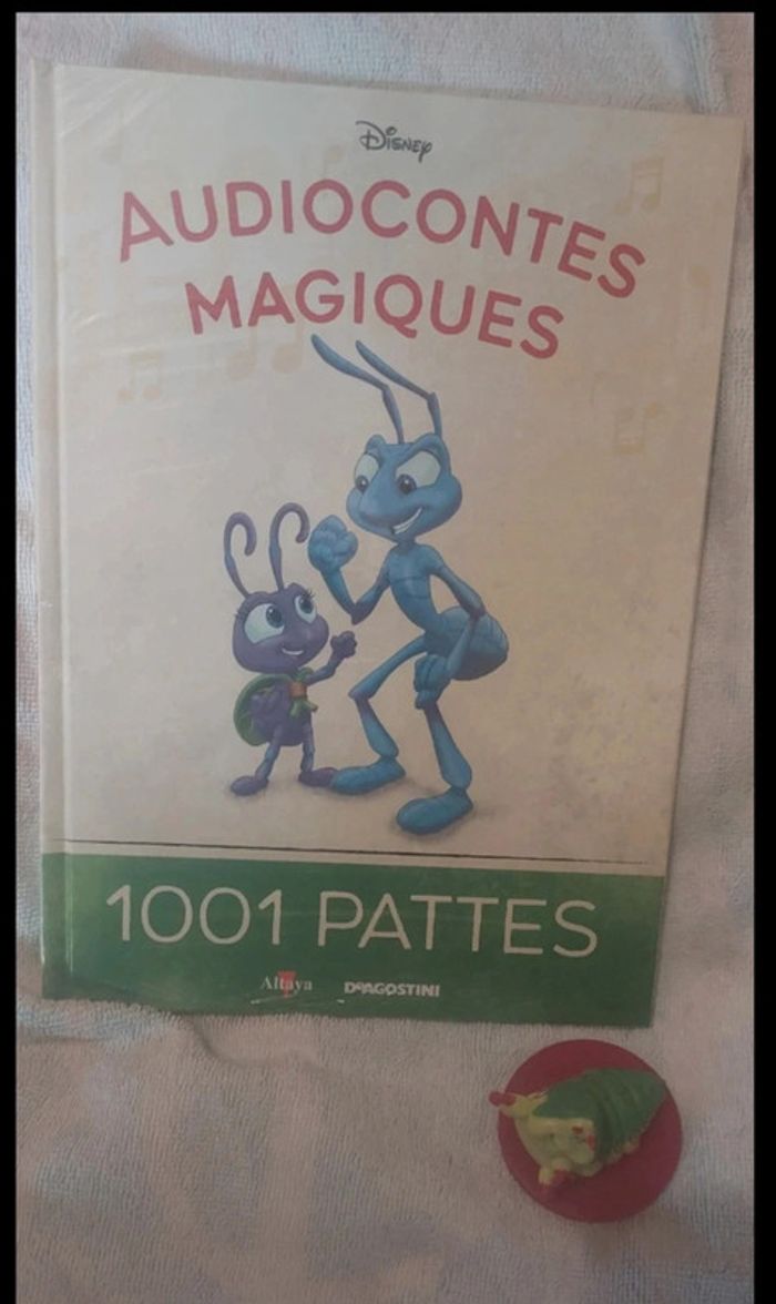 1001 pattes collection audiocontes Magiques Disney Altaya audio conte magic livre & figurine