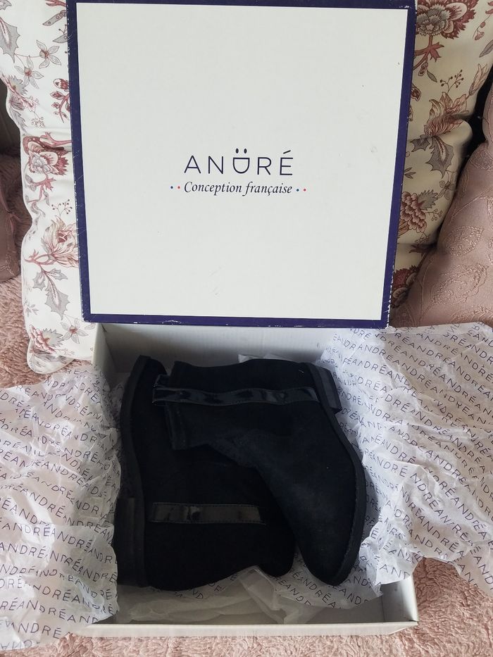 Bottines  fille André noires t 28 NEUF - photo numéro 4