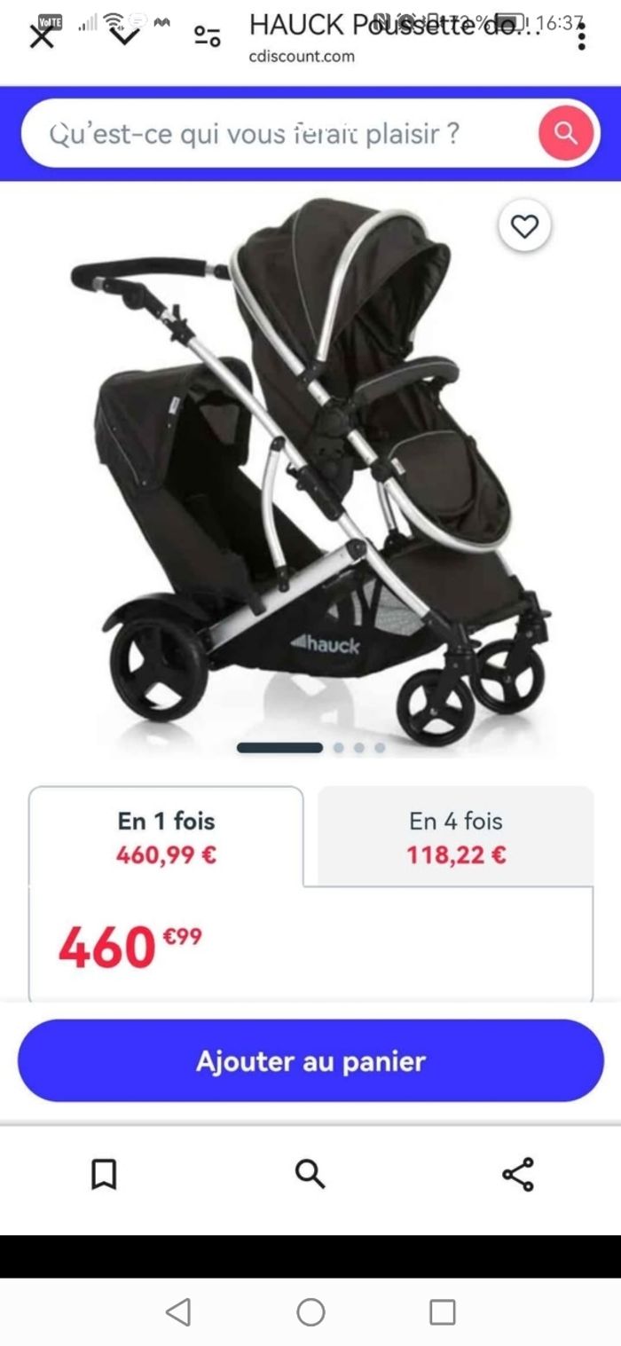 Pousette double hauck - photo numéro 4