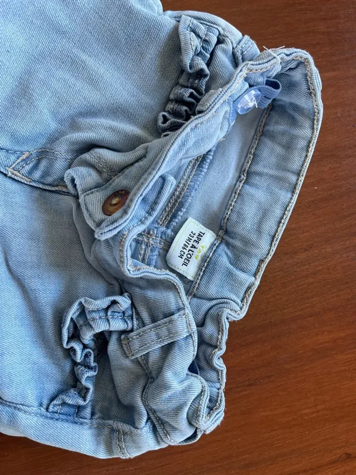 Lot de 2 shorts Tape à l’Oeil très bon état taille 2 ans - photo numéro 7
