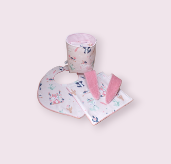 ensemble bébé en coton doublé d'éponge bambou, cadeau de naissance, kit naissance