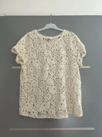 Haut dentelle Camaïeu taille M