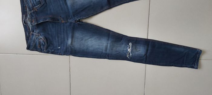 Jeans troué high waist 40 - photo numéro 3