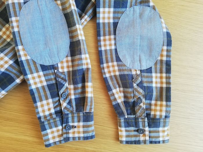 Chemise manches longues à carreaux - photo numéro 3