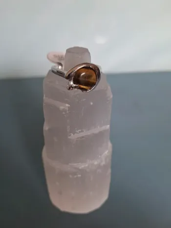 Bague œil de tigre - Taille 20