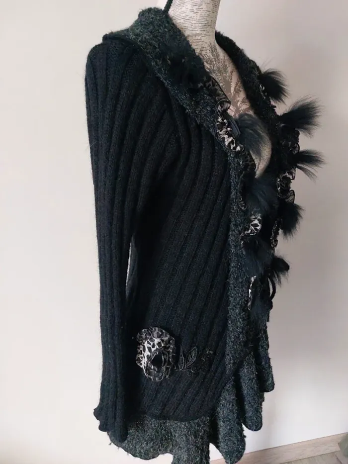Veste fantaisie noire - photo numéro 5