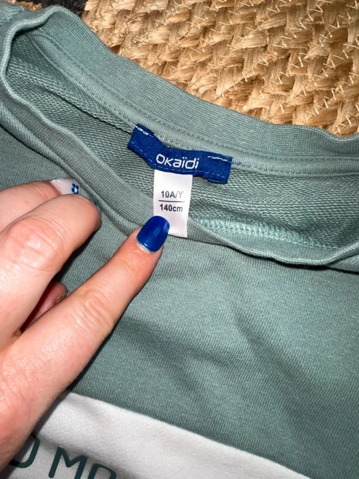Sweat okaidi 10 ans - photo numéro 2
