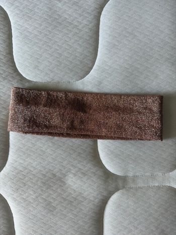 Bandeau pour cheveux pailletée rose