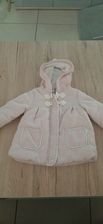 Manteau rose 12 mois